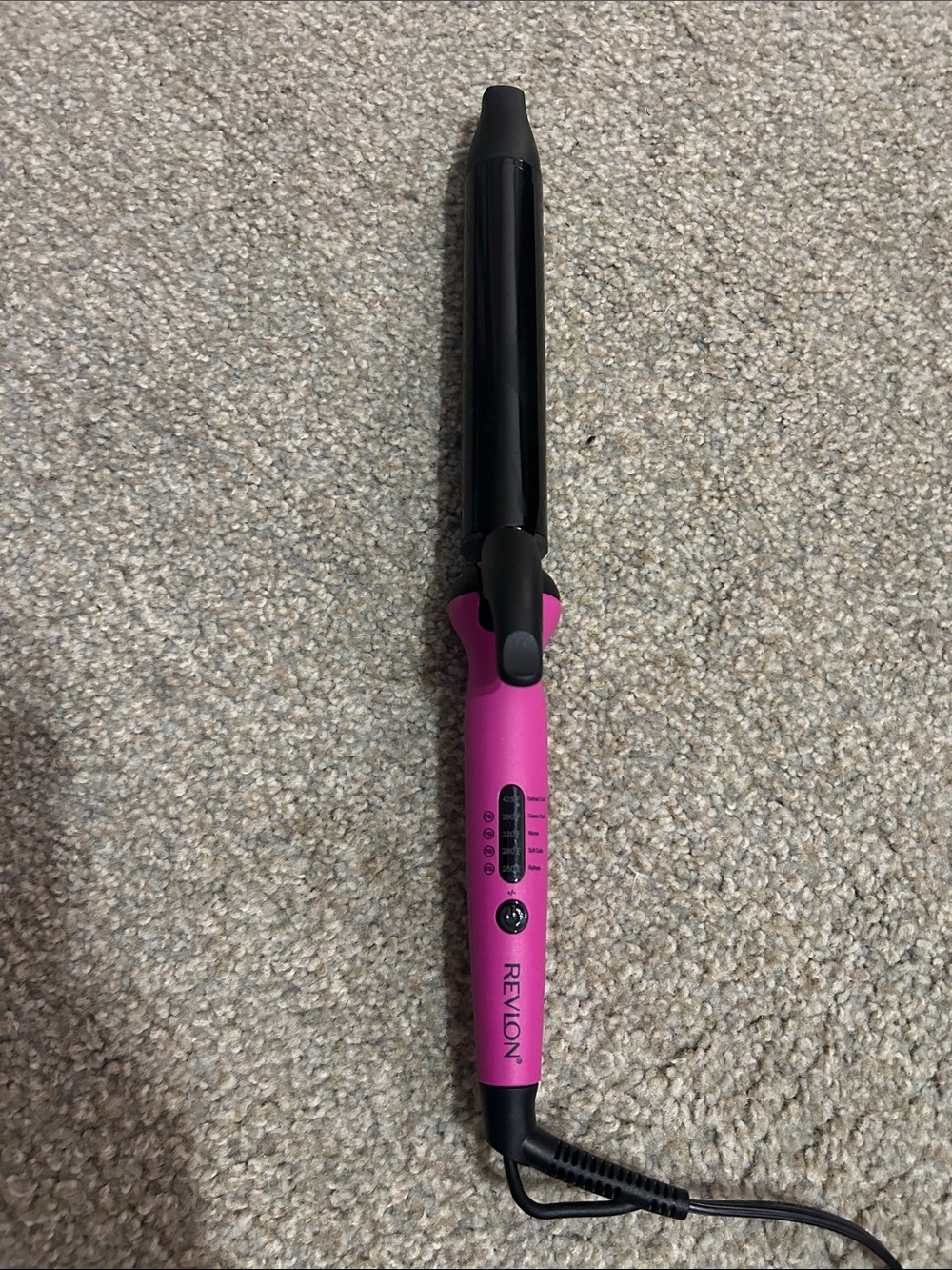 Revlon Pink and Black Curling Iron